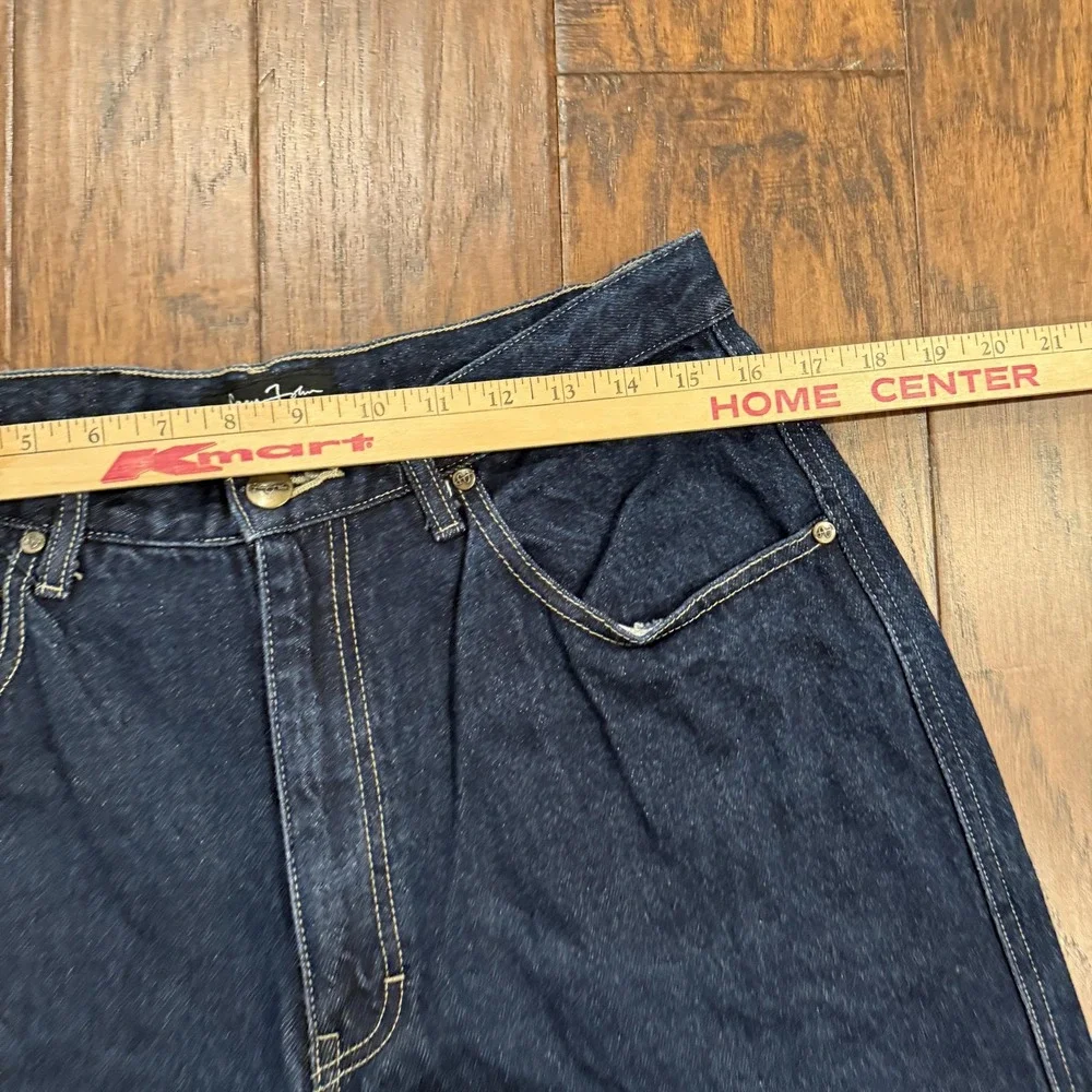 Sean John Jeans Mens 32 Blue Carpenter Denim Relaxed Fit Utility Workwear